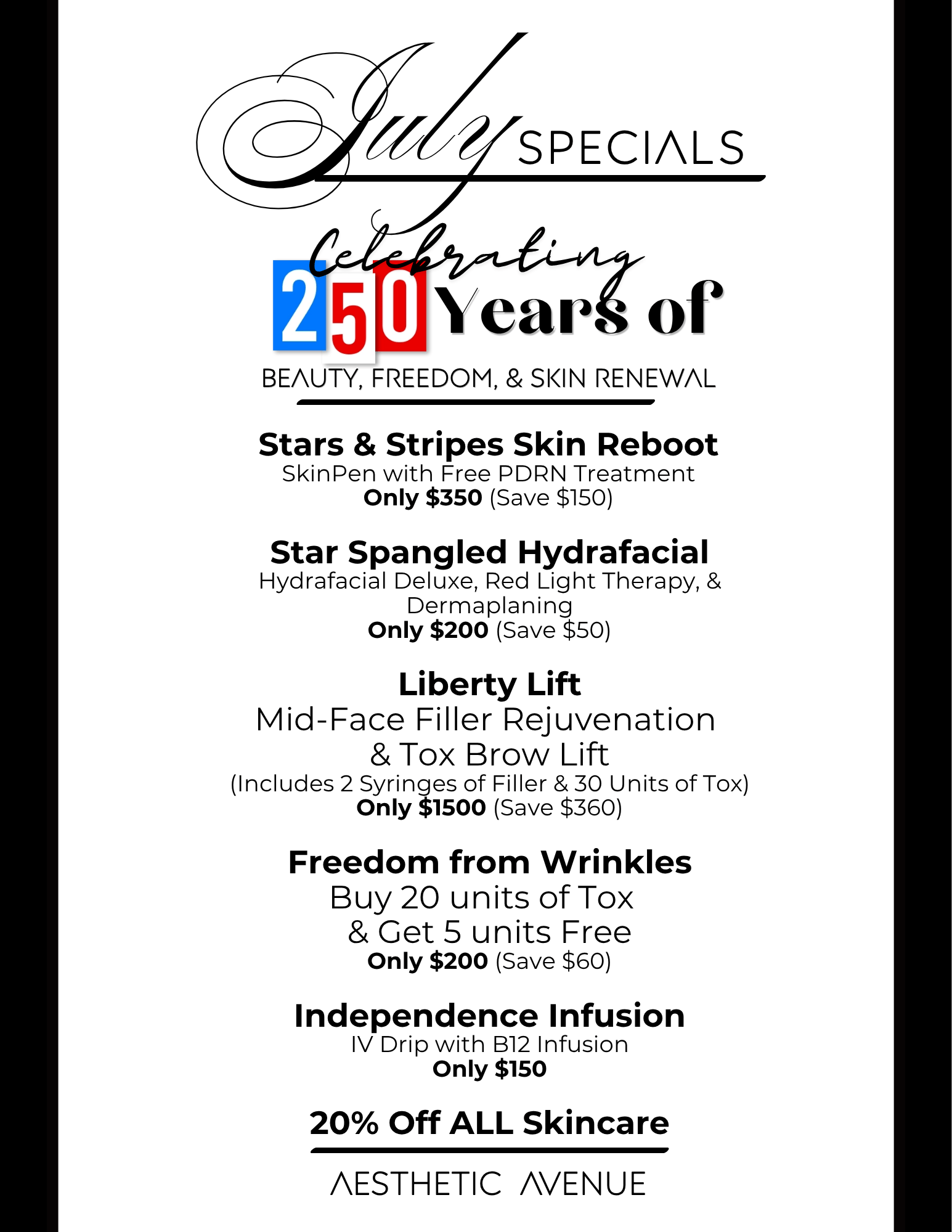 July SPECIALS