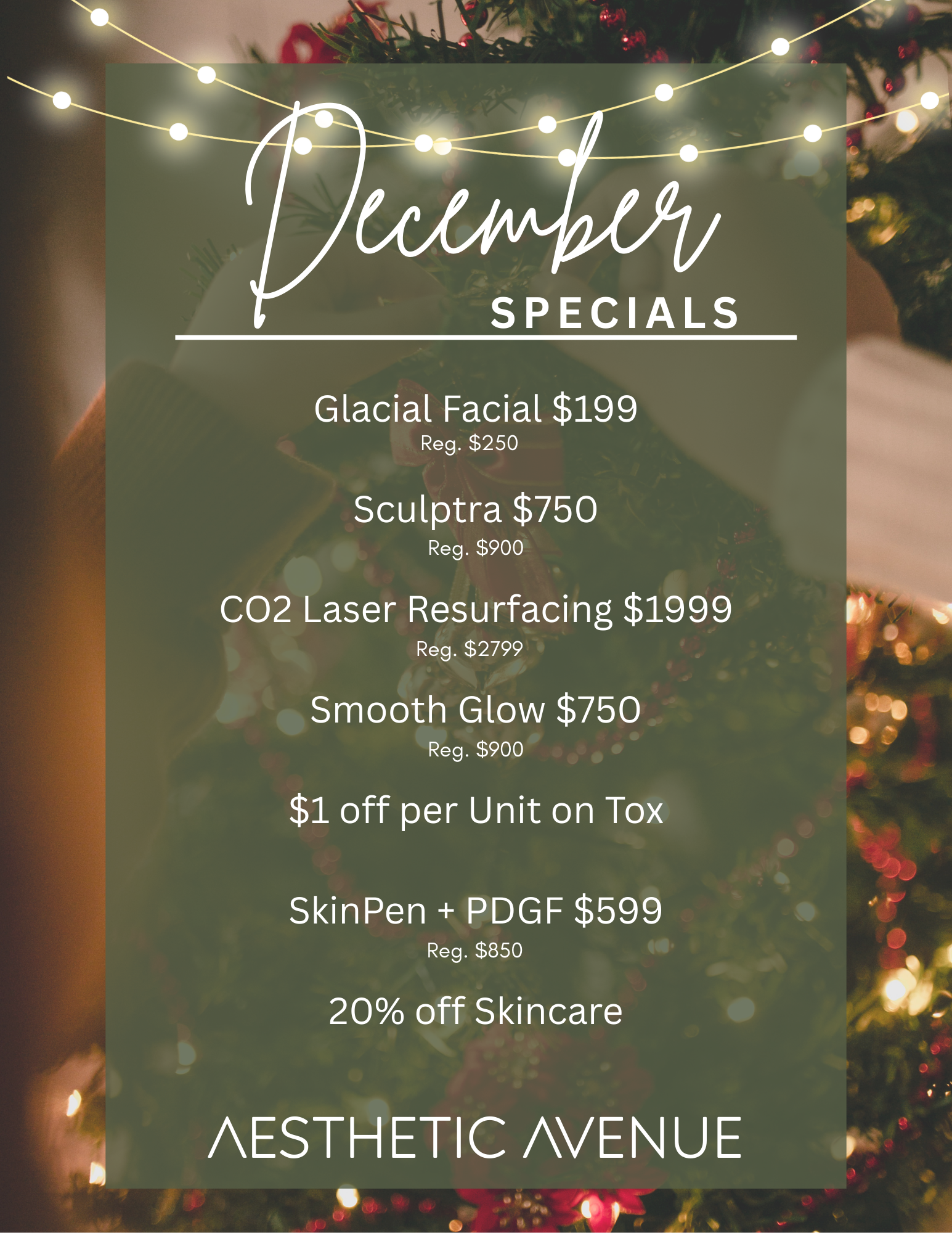 December Specials 2025 December Specials 2025